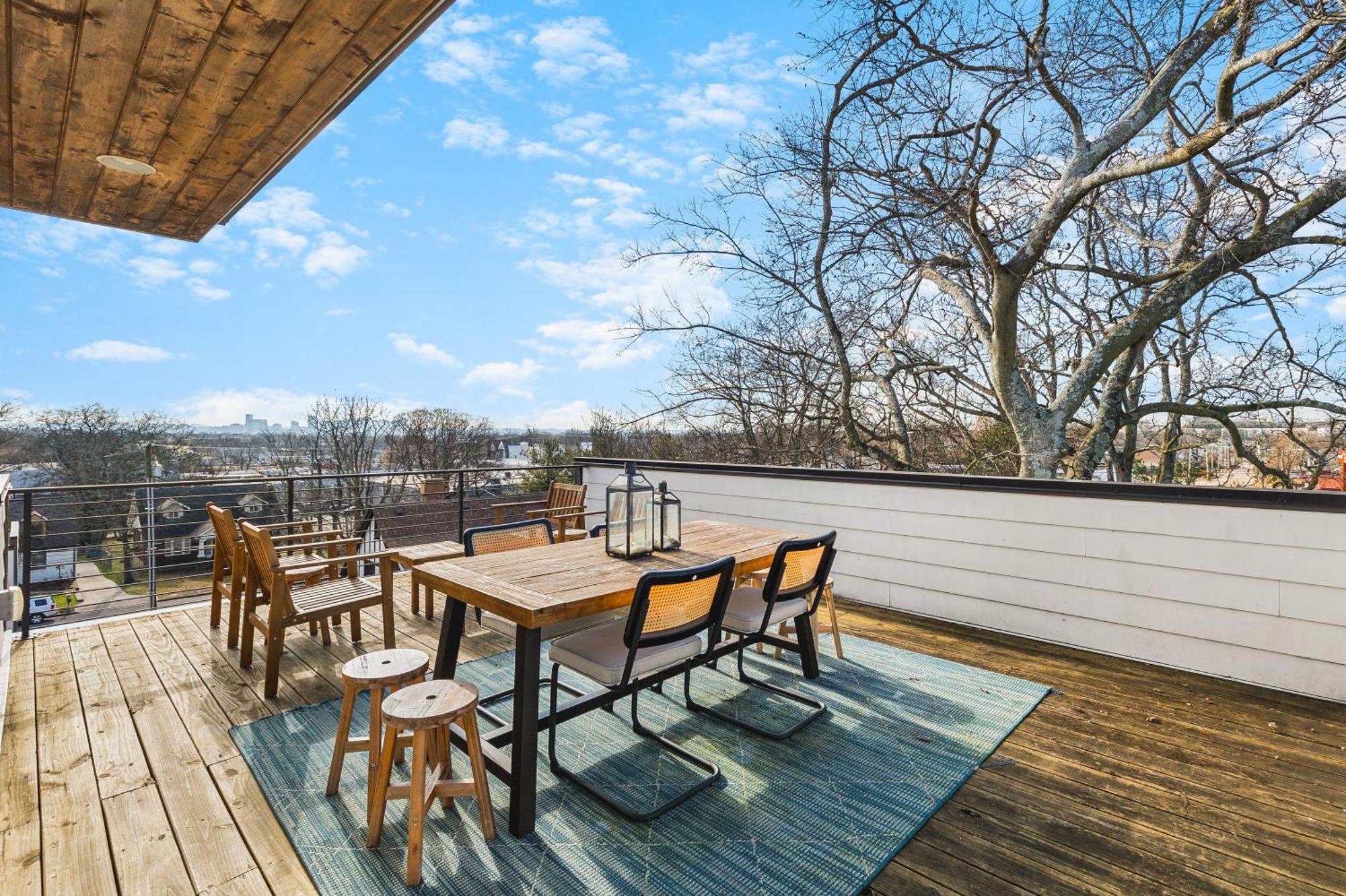 Modern Luxury Rooftop Deck, 3 Mi To Downtown Нэшвилл Экстерьер фото