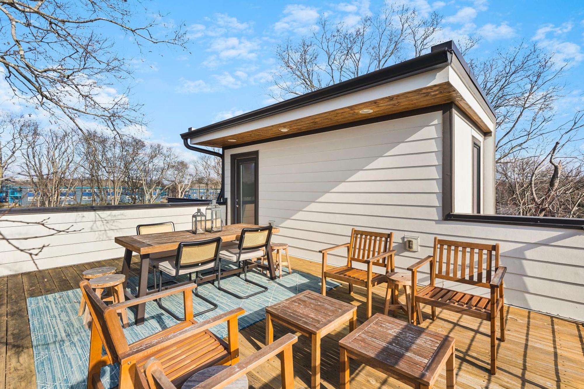 Modern Luxury Rooftop Deck, 3 Mi To Downtown Нэшвилл Экстерьер фото